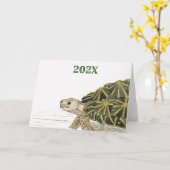 tentschildpad | Turtle Beach Zee Animal Jigsaw Kin Kaart (Gele Bloem)