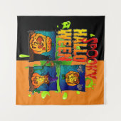 Tenture Spooky Halloween Wandkleed (Voorkant (horizontaal))