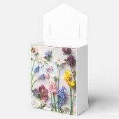 Tentvormig bedankdoosje met strik bedankdoosjes (Geopend)