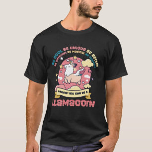 Tenzij het een Llamacorn-ontwerp Alpaca Llama kan T-shirt