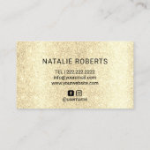 Tenzij het Tanning Mobile Spray Tan Chic Black en  Visitekaartje (Achterkant)