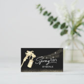 Tenzij het Tanning Mobile Spray Tan Chic Black en  Visitekaartje (Staand voorkant)