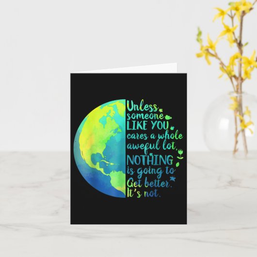 Tenzij iemand als jij heel erg veel om eten geeft kaart (Gele Bloem)