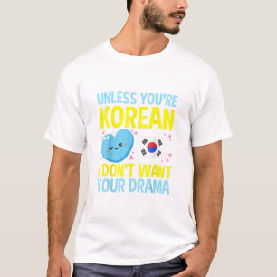 Tenzij je een Koreaanse grappige Kpop Music Idol G T-shirt