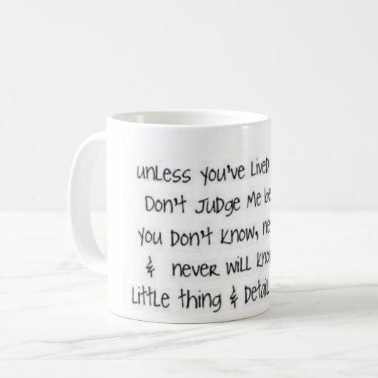 tenzij koffiemok (Voorkant links)