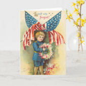 Tenzij wij HerdenkingsDag vergeten Kaart (Gele Bloem)