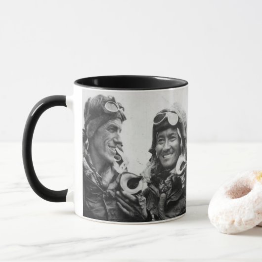 Tenzing Norgay Edmund Hillary Everest 1953 Mok (Met donut)