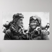 Tenzing Norgay Edmund Hillary Everest 1953 Poster (Voorkant)
