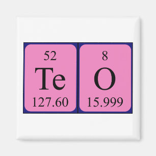 Teo periodieke table name magnet
