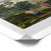 Teocalli, de Grote tempel in Tenochtitlan, Mexico Poster (Hoek)