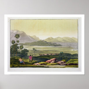 Teocalli, de Grote tempel in Tenochtitlan, Mexico Poster