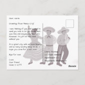 Teotihuacaanse piramides in Mexico-Stad Briefkaart (Achterkant)