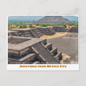 Teotihuacaanse piramides in Mexico-Stad Briefkaart (Voorkant)