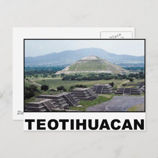 Teotihuacan Briefkaart (Voorkant / Achterkant)