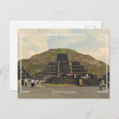 Teotihuacan briefkaart (Voorkant / Achterkant)