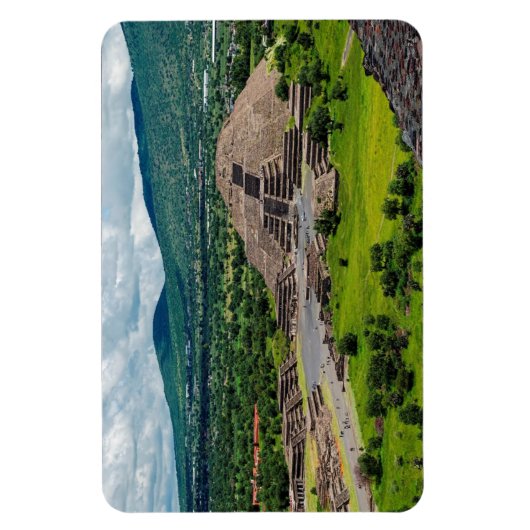 Teotihuacan flexibele magneet (Verticaal)