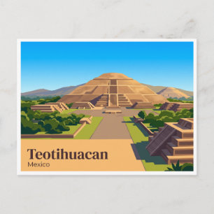Teotihuacan Mexico Briefkaart