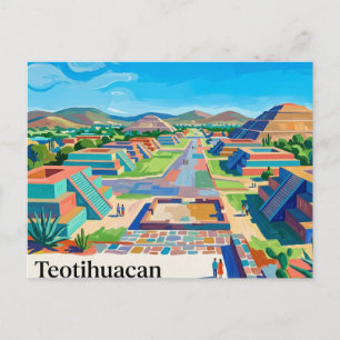 Teotihuacan Mexico Briefkaart