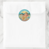 Teotihuacan Mexico Ronde Sticker (Tas)