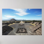 Teotihuacan ruins poster (Voorkant)