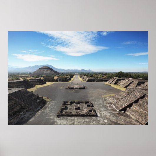 Teotihuacan ruins poster (Voorkant)