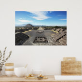 Teotihuacan ruins poster (Keuken)