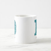 Tepaalgitter Monogram D Persoonlijk Koffiemok (Center)