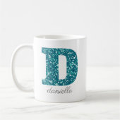 Tepaalgitter Monogram D Persoonlijk Koffiemok (Links)