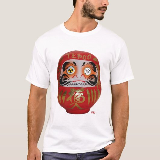 Tepco Lucky Daruma Doll T-shirt (Voorkant)