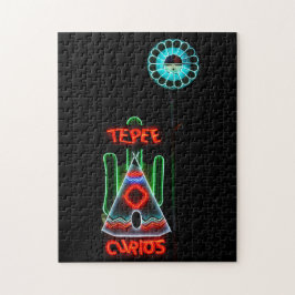 TePee Curios Neon Sign, Route 66, Tucumcari, N.M. Legpuzzel