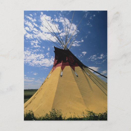 Tepee near Little Bighorn Battlefield Briefkaart (Voorkant)