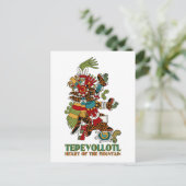 Tepeyollotl Briefkaart (Staand voorkant)