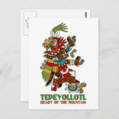 Tepeyollotl Briefkaart (Voorkant / Achterkant)