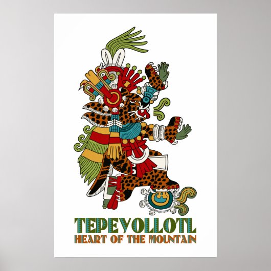 Tepeyollotl Poster (Voorkant)