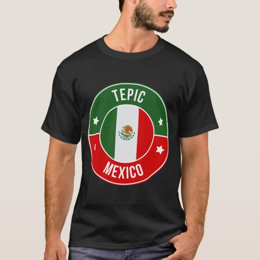 Tepic, Mexico Stad T-shirt (Voorkant)