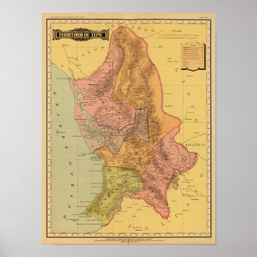 Tepic, Nayarit Poster (Voorkant)