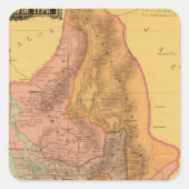 Tepic, Nayarit Vierkante Sticker (Voorkant)