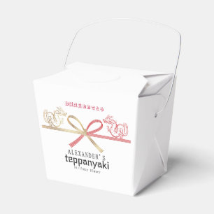 Teppanyaki Japans Steakhouse Dragon Verjaardag Bedankdoosjes