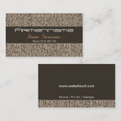 Teppichboden Visitekaartje (Voorkant / Achterkant)