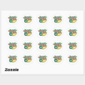 TEQ Bar LC BLACK Ronde Sticker (Vel)