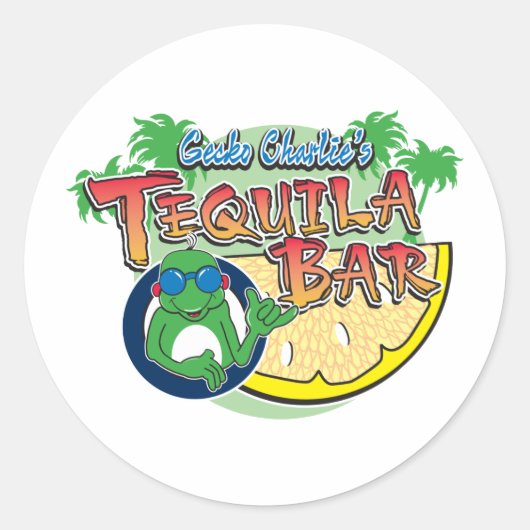 TEQ Bar LC BLACK Ronde Sticker (Voorkant)