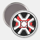 TEQ Ijzer Dwarswiel Magneet (Voorkant / Achterkant)