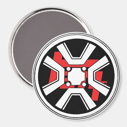 TEQ Ijzer Dwarswiel Magneet (Voorkant / Achterkant)