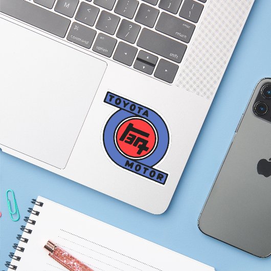  TEQ STICKER (Laptop met iPhone)