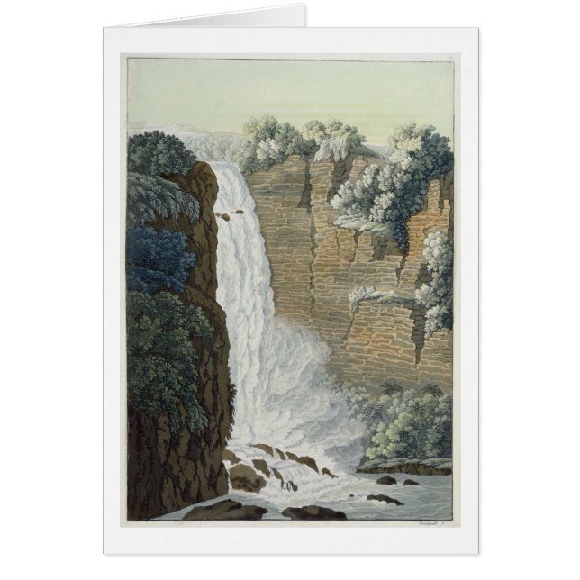 Tequendama Waterfall op de Bogota rivier, Colombia (Voorkant)