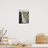 Tequendama Waterfall op de Bogota rivier, Colombia Poster (Keuken)