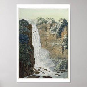 Tequendama Waterfall op de Bogota rivier, Colombia Poster