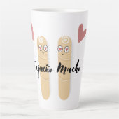 Tequeño Mucho Koffie Mok, Taza de cafe Latte Mok (Voorkant)