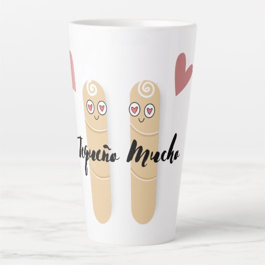 Tequeño Mucho Koffie Mok, Taza de cafe Latte Mok (Voorkant)