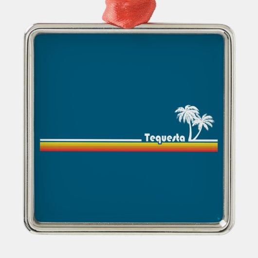 Tequesta Florida Metalen Ornament (Voorkant)